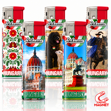 Elektromos Öngyújtó 185102 Adamo Vegyes mintás Mágneses Magyar mix 1