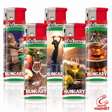 Elektromos Öngyújtó 185103 Adamo Vegyes mintás Mágneses Magyar mix 2