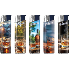 Elektromos Öngyújtó 187409 Adamo Vegyes mintás Slim Whiskey