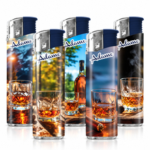Elektromos Öngyújtó 187409 Adamo Vegyes mintás Slim Whiskey