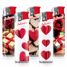 Elektromos Öngyújtó 187410 Adamo Vegyes mintás Slim Love