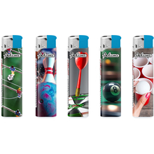 Electronic Lighter 189412 Adamo Design label Skinny Pub sport