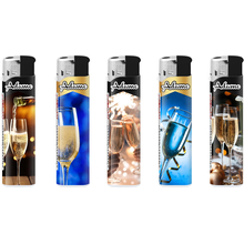 Electronic Lighter 189418 Adamo Design label Skinny Champagne