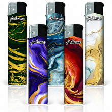 Electronic Lighter 189431 Adamo Design label Skinny Marble