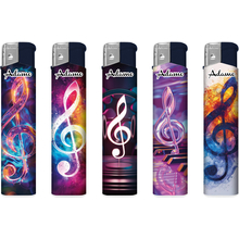 Electronic Lighter 189433 Adamo Design label Skinny Music