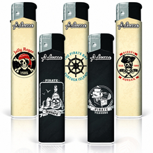 Electronic Lighter 189435 Adamo Design label Skinny Pirate
