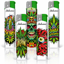Electronic Lighter 189439 Adamo Design label Skinny Weed
