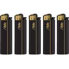Flint Lighter 214005 Matteo Premium Black gold