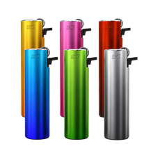 Flint Lighter 220100 RIZZ Matteo Round Metal case Gradient