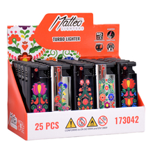 Turbo Lighter 173042 Matteo in Metal case Motifs