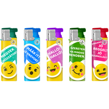 Vihar Öngyújtó 177444 Adamo Vegyes mintás Smiley