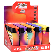 Turbo Lighter 178280 Matteo Rubberized Grainy gradient