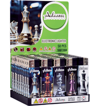Electronic Lighter 1881300 Adamo Design label Chess