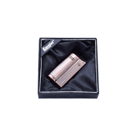 Öngyújtó A250114 fém Eurojet rosegold nyomott mintás
