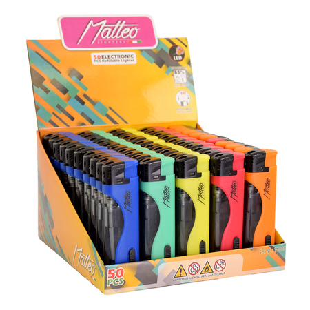 Electronic LED Lighter 149015 colorful