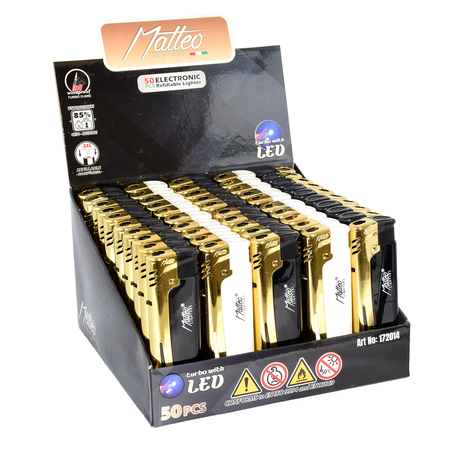 Turbo Lighter 172014 Matteo LED Gold black and white
