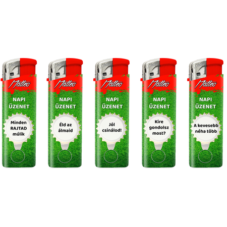 Electronic Lighter 168009 Matteo Surprise label Message