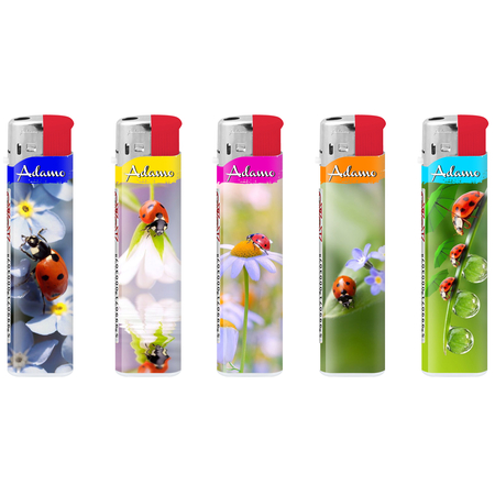Electronic Lighter 189151 Adamo Design label Skinny Ladybug