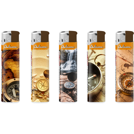 Elektromos Öngyújtó 189191 Adamo Vegyes mintás Skinny iránytű