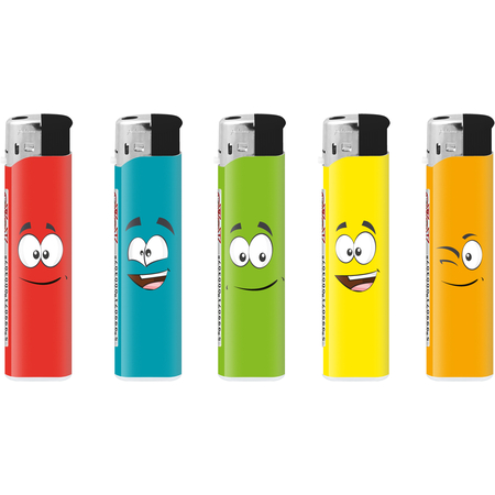 Electronic Design label Lighter 189202 skinny Smile