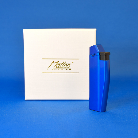 Lighter in Gift Box 90352 Matteo Metalblue