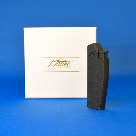 Lighter in Gift Box 90353 Matteo Metal matte black
