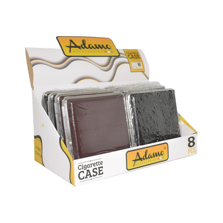 Cigarette Case 910076 Adamo Normal Leather barna-black