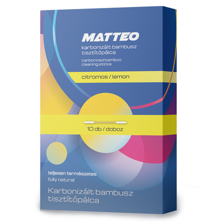 Tisztítópálca 998248 Matteo karbonizált bambusz citromos