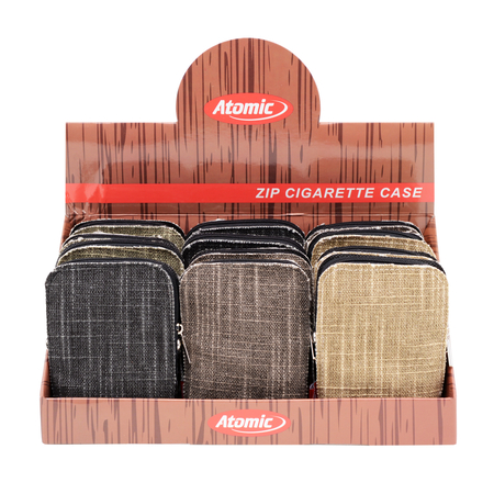 Cigarettatárca 0407203 vászon cipzáros több szín Atomic