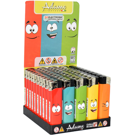 Electronic Design label Lighter 189202 skinny Smile