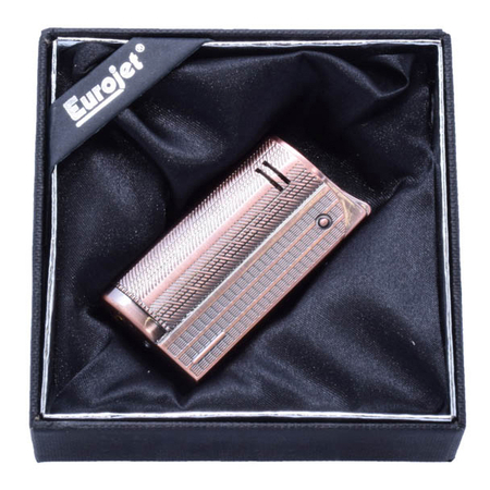 Öngyújtó A250114 fém Eurojet rosegold nyomott mintás