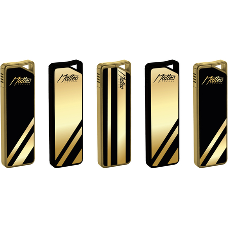 Jet Lighter 152100 Matteo Epox Gold