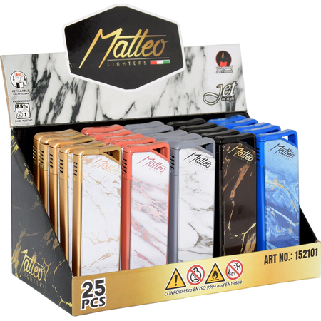 Jet Öngyújtó 152101 Matteo Epox márvány