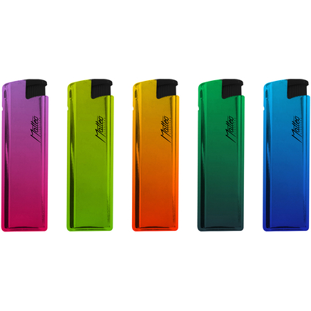 Elektromos Öngyújtó 184101 Matteo Fémtokos sima átmenetes