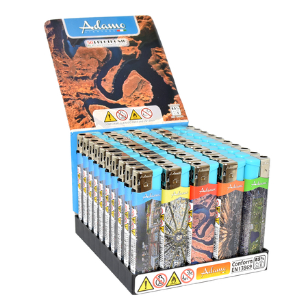 Elektromos Öngyújtó 189259 Adamo Vegyes mintás Skinny város