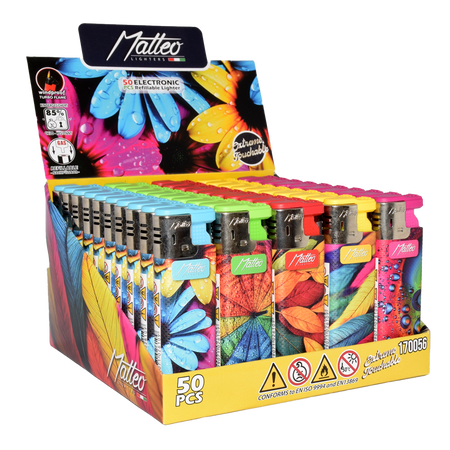 Turbo Lighter 170056 Matteo Touchable label Colorful