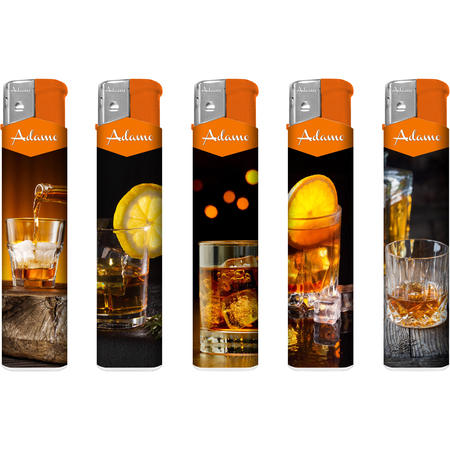 Elektromos Öngyújtó 189333 Adamo Vegyes mintás Skinny Whiskey