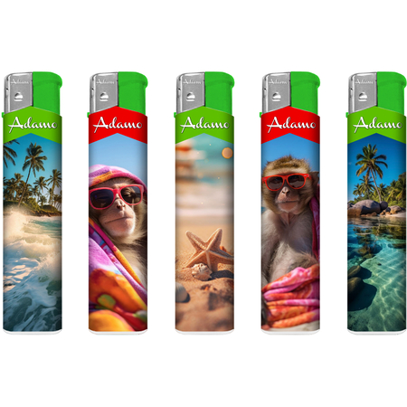 Elektromos Öngyújtó 189353 Adamo Vegyes mintás Skinny Nyár