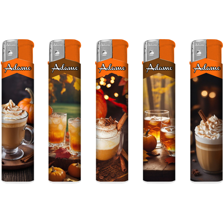 Elektromos Öngyújtó 189356 Adamo Vegyes mintás Skinny Őszi italok