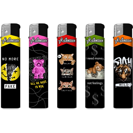 Elektromos Öngyújtó 189362 Adamo Vegyes mintás Skinny Keep it cool