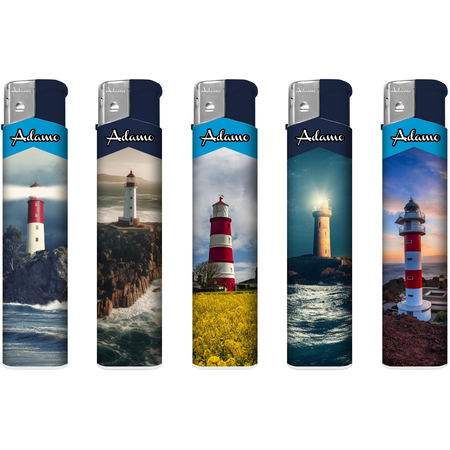 Elektromos Öngyújtó 189363 Adamo Vegyes mintás Skinny Világítótorony