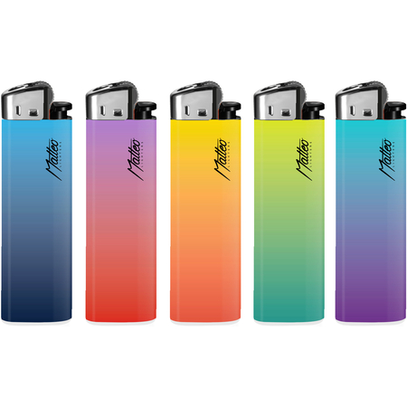Flint Lighter 214041 Matteo Premium Design label Gradient