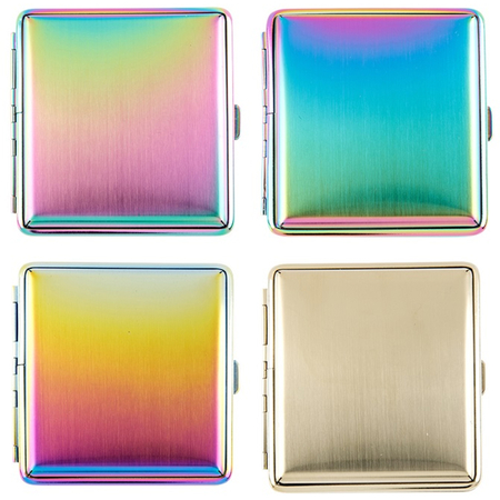 Cigarettatárca A806001 Gumírozott fém, színes