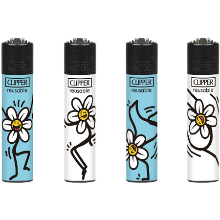 Öngyújtó CP3A668H tűzköves Táncoló mini virágos