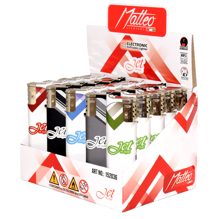 Jet Öngyújtó 152036 Matteo Jet in style színek