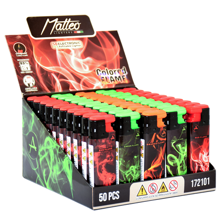 Vihar Öngyújtó 172101 Adamo Színes lángos