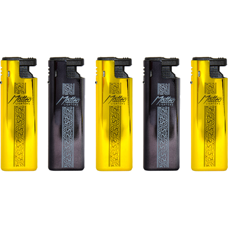 Vihar Öngyújtó 173028 Matteo Fémtokos arany elegáns