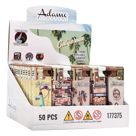 Vihar Öngyújtó 177375 Adamo Vegyes mintás Retró