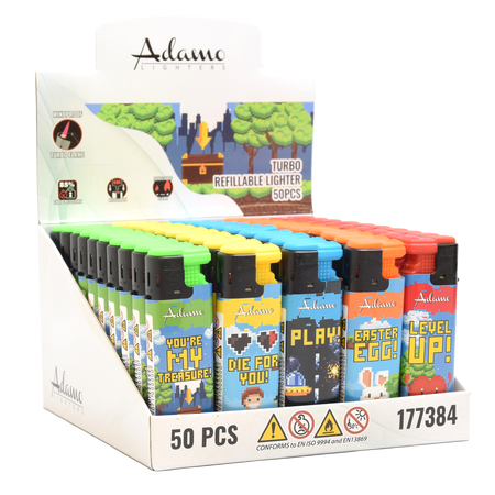 Vihar Öngyújtó 177384 Adamo Vegyes mintás Pixelek