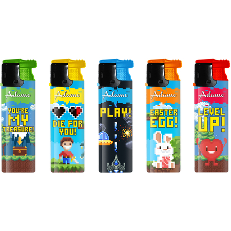 Vihar Öngyújtó 177384 Adamo Vegyes mintás Pixelek